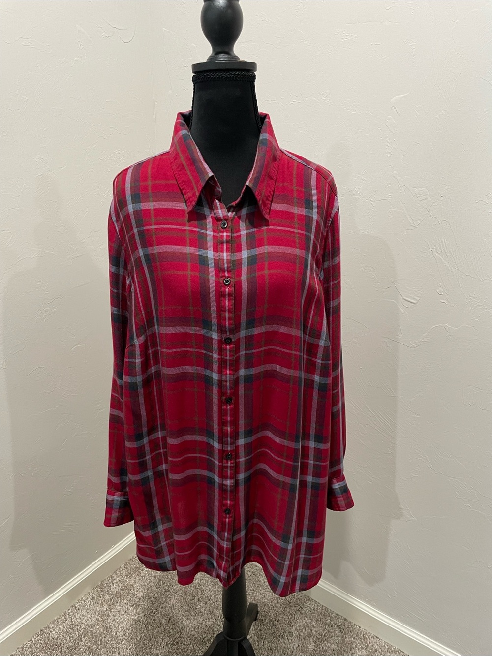 Ralph Lauren Red Plaid Button-Down Shirt